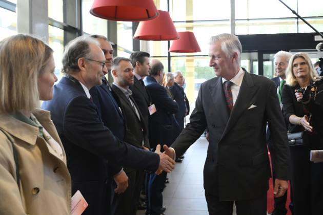 Interregional Royal Visit to WalloniaFlanders 2026 TUBIZE, BELGIUM - APRIL 21: King Philippe of Belgium pictured on his way to the first leg of the interregional Royal Visit to WalloniaFlanders on April 21, 2026 in Tubize, Belgium, 21 04 2026 Tubize Belgium  Copyright: xPhilipxReynaersx