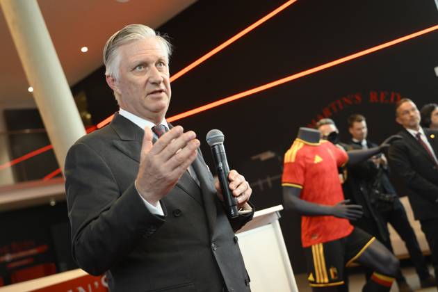 Interregional Royal Visit to WalloniaFlanders 2026 TUBIZE, BELGIUM - APRIL 21: King Philippe of Belgium pictured on his way to the first leg of the interregional Royal Visit to WalloniaFlanders on April 21, 2026 in Tubize, Belgium, 21 04 2026 Tubize Belgium  Copyright: xPhilipxReynaersx