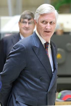 Interregional Royal Visit to WalloniaFlanders 2026 BRUSSELS, BELGIUM - APRIL 21: King Philippe of Belgium pictured visiting IBA ( Ion Beam Applications) during the first Interregional Royal Visit to WalloniaFlanders on April 21, 2026 in Brussels, Belgium, 21 04 2026 Brussels Belgium  Copyright: xPhilipxReynaersx