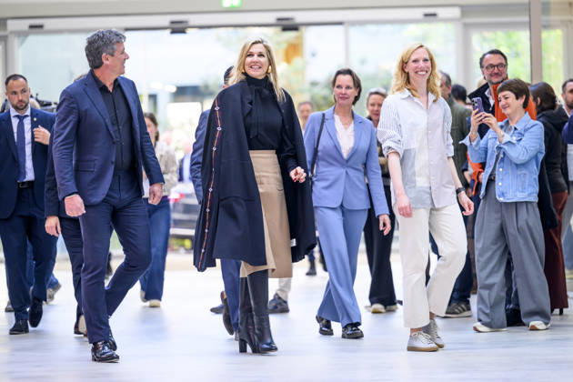 21-04-2026 Arnhem Queen Maxima visited Cleantech Park Arnhem, the SME City 2026 named by the business association MKB-Nederland Arnhem. Â  Copyright: xPPEx