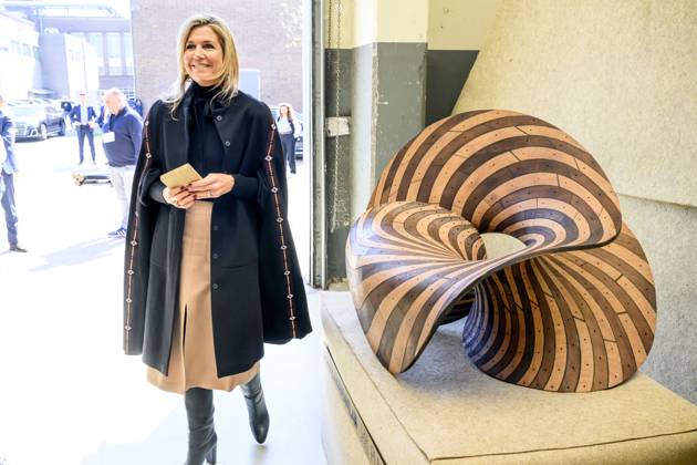 Arnhem, The Netherlands, 2026-04-21 14:14:59 ARNHEM, 21-04-2026, Cleantech Park. Queen Maxima visits Cleantech Park Arnhem. Arnhem has been named SME City 2026 by the business association MKB-Nederland. Every year, MKB-Nederland awards this title to a city or region that demonstrates it stands alongside entrepreneurs, actively works towards an attractive business climate, supports collaboration with entrepreneurs, and offers space for innovation, growth, and networking. PHOTO: NLBeeld Patrick van Emst Credit: NL Beeld Patrick van Emst Copyright: xx x