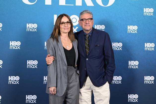 Rome: Barberini Cinema. Photocall for the HBO Max series In Utero. Pictured: Maria Solo Tognazzi, Sergio Castellitto  Copyright: xMaurizioxD Avanzox xipa-agency.netx xDxAvanzo Provvisionatox IPA_Agency_IPA74120784
