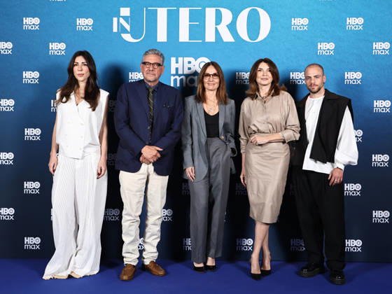 Rome, Barberini Cinema, photocall for the HBO Max series In Utero. Pictured: Thony, Sergio Castellitto, Maria Sole Tognazzi, Maria Pia Calzone, and Alessio Fiorenza.  Copyright: xMarcoxProvvisionatox xipa-agency.netx xDxAvanzo Provvisionatox IPA_Agency_IPA74121079