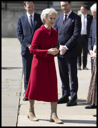 . 21 04 2026. London, United Kingdom. The Duchess of Gloucester arriving at the British Museum in London to view design recommendations for The Queen Elizabeth Memorial, on the 100th anniversary of the birth of Queen Elizabeth II.  xStephenxLockx xi-Imagesx IIM-26717-0039