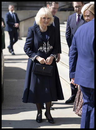 . 21 04 2026. London, United Kingdom. Queen Camilla arriving at the British Museum in London to view design recommendations for The Queen Elizabeth Memorial, on the 100th anniversary of the birth of Queen Elizabeth II.  xStephenxLockx xi-Imagesx IIM-26717-0047