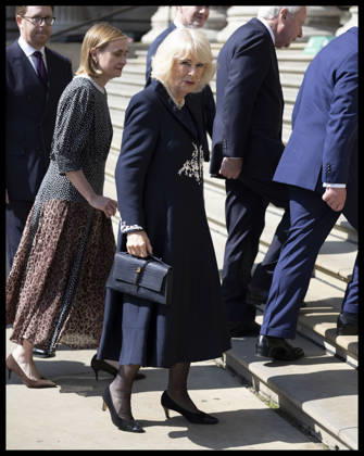 . 21 04 2026. London, United Kingdom. Queen Camilla arriving at the British Museum in London to view design recommendations for The Queen Elizabeth Memorial, on the 100th anniversary of the birth of Queen Elizabeth II.  xStephenxLockx xi-Imagesx IIM-26717-0048