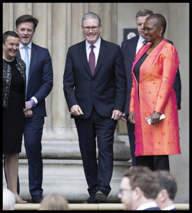 . 21 04 2026. London, United Kingdom. UK Prime Minister Keir Starmer leaving the British Museum in London after viewing design recommendations for The Queen Elizabeth Memorial, on the 100th anniversary of the birth of Queen Elizabeth II.  xStephenxLockx xi-Imagesx IIM-26717-0055