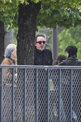 Wednesday Filming - Paris Jenna Ortega, Emma Myers, and Tim Burton on the set of Season 3 of the series Wednesday, in Paris. Paris, France on April 21, 2026. Photo by Florian Poitout ABACAPRESS.COM Paris Ile-de-France France  Copyright: xPoitoutxFlorian ABACAx