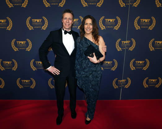 GÖTEBORG, SWEDEN 20260421 Thed Björk and Cecilia Björk Bang Melchior arrive at The Perfect World Foundation Award gala at the Stock Exchange in Gothenburg GÖTEBORG SWEDEN x9200x  Copyright: xBjörnxLarssonxRosvall TTx THE PERFECT WORLD FOUNDATION AWARD 2026 zjfkGG2WJ2Y