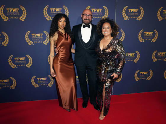 GÖTEBORG, SWEDEN 20260421 Janice Kavander, Gjetil Fugelberg and Laila Adele Janice arrive at The Perfect World Foundation Award gala at the Stock Exchange in Gothenburg GÖTEBORG SWEDEN x9200x  Copyright: xBjörnxLarssonxRosvall TTx THE PERFECT WORLD FOUNDATION AWARD 2026 XD832QTynfs