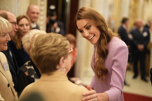 . 21 04 2026. London, United Kingdom. Kate Middleton, the Princess of Wales, at a reception at Buckingham Palace in London, to celebrate the100th anniversary of the birth of Queen Elizabeth II.  xi-Imagesx xPoolx IIM-26717-0066
