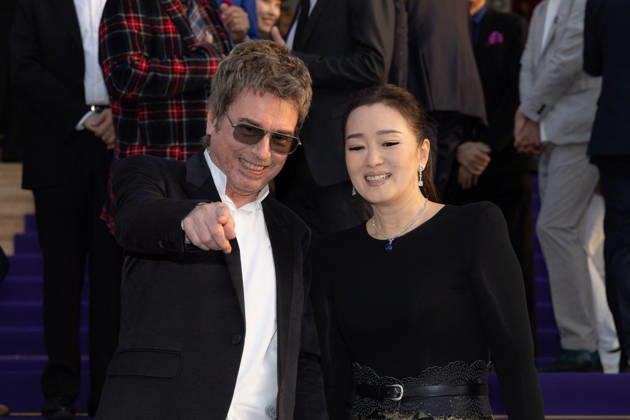 2nd World AI Film Festival Opening ceremony photocall - Cannes Jean-Michel Jarre, Gong Li attend the 2nd World AI Film Festival (WAIFF) opening ceremony photocall at the Palais des Festivals in Cannes, France on April 21, 2026. Photo by Shootpix ABACAPRESS.COM Cannes France  Copyright: xShootpix ABACAx