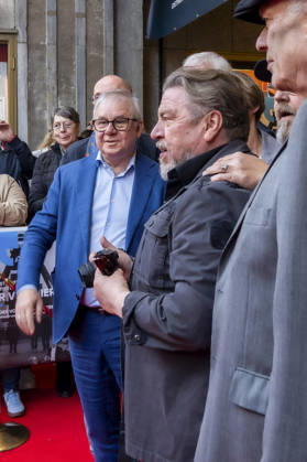 ABB 4VONHIER- Armin Rohde (Schauspieler), Joachim Krol, (Schauspieler zu Gast auf dem roten Teppich bei der WDR TV Film Premiere Vier von Hier in der Lichtburg, Kinopremiere in Essen am 21.94.2026