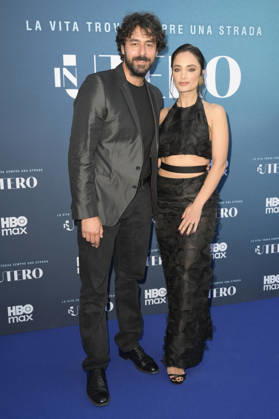 Michele Rosiello und Denise Capezza bei der Premiere der HBO Max-Serie In Utero im Cinema Barberini. Rom, 21.04.2026
