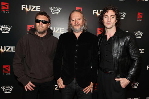 Red carpet at the New York special screening of Fuze at the Metrograph Featuring: Sam Worthington, David Mackenzie and Aaron Taylor-Johnson Where: New York, New York, United States When: 21 Apr 2026 Credit: Dave Allocca Starpix INSTARimages EDITORIAL USE ONLY. NOT FOR USE BY NEWSPAPERS BASED IN THE UK. Copyright: xx instar55634784