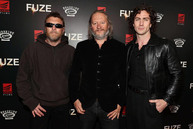 Red carpet at the New York special screening of Fuze at the Metrograph Featuring: Sam Worthington, David Mackenzie and Aaron Taylor-Johnson Where: New York, New York, United States When: 21 Apr 2026 Credit: Dave Allocca Starpix INSTARimages EDITORIAL USE ONLY. NOT FOR USE BY NEWSPAPERS BASED IN THE UK. Copyright: xx instar55634785