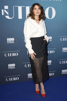Maria Pia Calzone bei der Premiere der HBO Max-Serie In Utero im Cinema Barberini. Rom, 21.04.2026