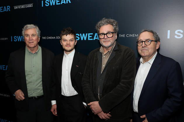 Sony Pictures Classics & The Cinema Society New York special screening of I Swear at Crosby Street Hotel Featuring: Tom Bernard (Co-President SPC), Robert Aramayo, Kirk Jones (Writer Director) and Michael Barker (Co-President SPC) Where: New York, New York, United States When: 21 Apr 2026 Credit: Marion Curtis StarPix for Sony Pictures Classics INSTARimages EDITORIAL USE ONLY. NOT FOR USE BY NEWSPAPERS BASED IN THE UK. Copyright: xx instar55635000