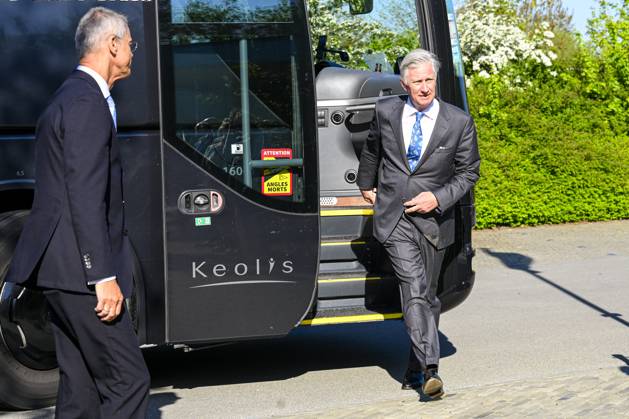Interregional Royal Visit to WalloniaFlanders 2026 KRUISEM, BELGIUM - APRIL 22: King Philippe of Belgium pictured visiting Renson during the first Interregional Royal Visit to WalloniaFlanders on April 22, 2026 in Kruisem, Belgium, 22 04 2026 Kruisem Belgium  Copyright: xPhilipxReynaersx