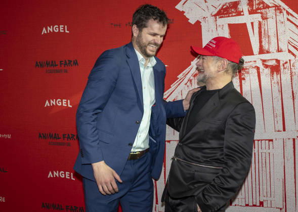 April 21, 2026, New York, New York, USA: ANDY SERKIS and JORDAN HARMON attend the Animal Farm Premiere at Regal Theater in New York. 21 April 2026 New York USA  - ZUMAa265 20260421_zep_a265_049 Copyright: xEricxAcquayex