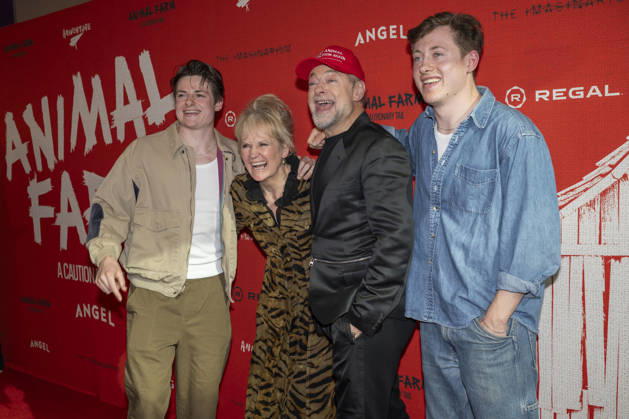 April 21, 2026, New York, New York, USA: LOUIS ASHBOURNE SERKIS, LORRAINE ASHBOURNE, ANDY SERKIS and SONNY ASHBOURNE SERKIS attend the Animal Farm Premiere at Regal Theater in New York. 21 April 2026 New York USA  - ZUMAa265 20260421_zep_a265_055 Copyright: xEricxAcquayex