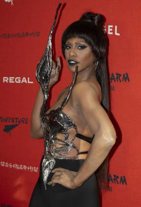 April 21, 2026, New York, New York, USA: LAVERNE COX attends the Animal Farm Premiere at Regal Theater in New York. 21 April 2026 New York USA  - ZUMAa265 20260421_zep_a265_072 Copyright: xEricxAcquayex