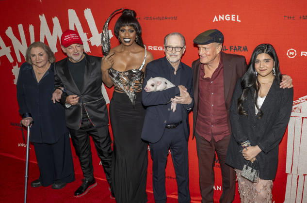 April 21, 2026, New York, New York, USA: KATHLEEN TURNER, ANDY SERKIS, LAVERNE COX, STEVE BUSCEMI, WOODY HARRELSON and IMAN VELLANI attend the Animal Farm Premiere at Regal Theater in New York. 21 April 2026 New York USA  - ZUMAa265 20260421_zep_a265_074 Copyright: xEricxAcquayex