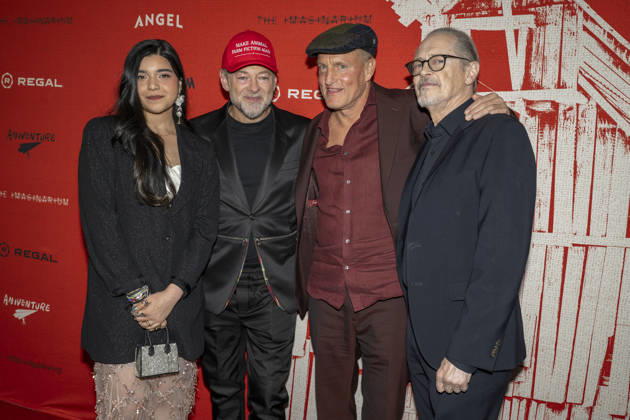 April 21, 2026, New York, New York, USA: IMAN VELLANI, ANDY SERKIS, WOODY HARRELSON and STEVE BUSCEMI attend the Animal Farm Premiere at Regal Theater in New York. 21 April 2026 New York USA  - ZUMAa265 20260421_zep_a265_080 Copyright: xEricxAcquayex