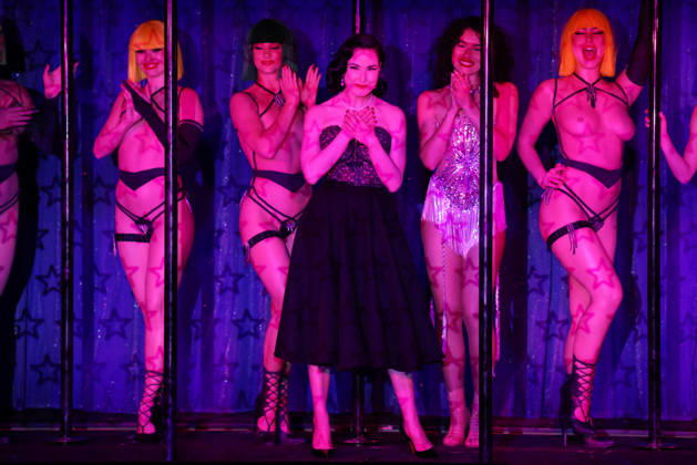 Exclusive - Dita Von Teese at Crazy Horse - Paris Exclusive - Dita Von Teese attend show at Crazy Horse , in Paris, France on April 22, 2026. Photo by Jerome Domine ABACAPRESS.COM Paris France  Copyright: xDominexJerome ABACAx