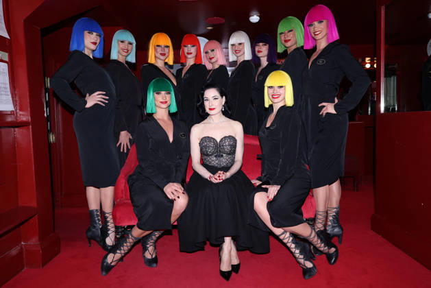 Exclusive - Dita Von Teese at Crazy Horse - Paris Exclusive - Dita Von Teese attend show at Crazy Horse , in Paris, France on April 22, 2026. Photo by Jerome Domine ABACAPRESS.COM Paris France  Copyright: xDominexJerome ABACAx