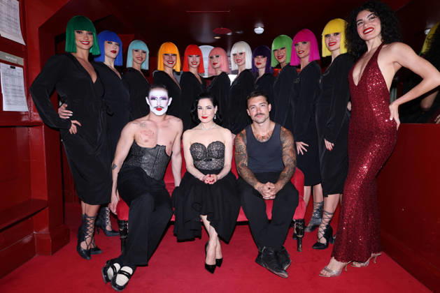 Exclusive - Dita Von Teese at Crazy Horse - Paris Exclusive - Dita Von Teese attend show at Crazy Horse , in Paris, France on April 22, 2026. Photo by Jerome Domine ABACAPRESS.COM Paris France  Copyright: xDominexJerome ABACAx