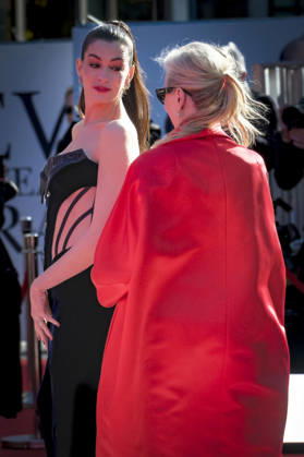 Anne Hathaway und Meryl Streep bei der Europapremiere des Kinofilms The Devil Wears Prada 2 Der Teufel trägt Prada 2 im Cineworld Leicester Square & Vue West End. London, 22.04.2026