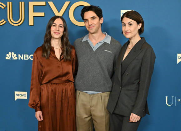 NBC Universal FYC Event Lucia Aniello, Paul W. Downs and Jen Statsky arriving to the NBC Universal FYC Event at Avra Beverly Hills on April 22, 2026 in Beverly Hills, CA. Beverly Hills Avra Beverly Hills California USA Copyright: xLISAxOConnor AFF-USA.comx