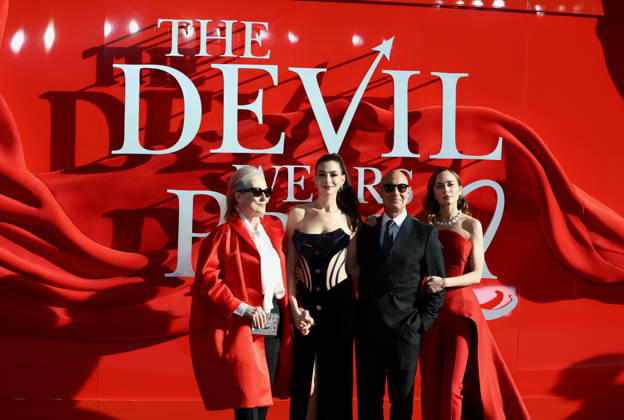 The Devil Wears Prada 2 European Premiere in London - 22 Apr 2026 Meryl Streep, Anne Hathaway, Stanley Tucci and Emily Blunt attend The Devil Wears Prada 2 European Premiere at Vue and Cineworld, Leicester Square in London. London United Kingdom Copyright: xFredxDuvalx xSOPAxImagesx FD_Devil_Wears_Prada_02