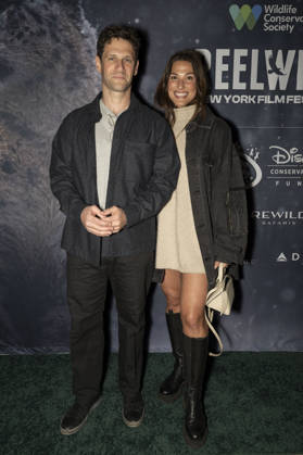 April 22, 2026, New York, New York, USA: JUSTIN BARTHA and LIA BARTHA walk the green carpet on Earth Day to launch the REEL WILD New York Film Festival, hosted by The Wildlife Conservation Society at The Paley Center in New York. 22 April 2026 New York USA  - ZUMAa265 20260422_zep_a265_078 Copyright: xEricxAcquayex