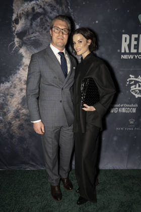 April 22, 2026, New York, New York, USA: ROBERT L. PARISIEN and JAIMIE ALEXANDER walk the green carpet on Earth Day to launch the REEL WILD New York Film Festival, hosted by The Wildlife Conservation Society at The Paley Center in New York. 22 April 2026 New York USA - ZUMAa265 20260422_zep_a265_056 Copyright: xEricxAcquayex