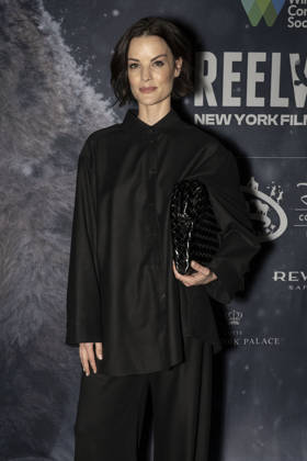 April 22, 2026, New York, New York, USA: JAIMIE ALEXANDER walks the green carpet on Earth Day to launch the REEL WILD New York Film Festival, hosted by The Wildlife Conservation Society at The Paley Center in New York. 22 April 2026 New York USA - ZUMAa265 20260422_zep_a265_046 Copyright: xEricxAcquayex