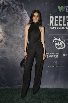 April 22, 2026, New York, New York, USA: DAPHNE VELGHE walks the green carpet on Earth Day to launch the REEL WILD New York Film Festival, hosted by The Wildlife Conservation Society at The Paley Center in New York. 22 April 2026 New York USA - ZUMAa265 20260422_zep_a265_037 Copyright: xEricxAcquayex