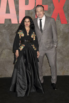 Emel Mathlouthi und Holt McCallany bei der Premiere des Netflix-Films Apex im Paris Theatre. New York, 22.04.2026