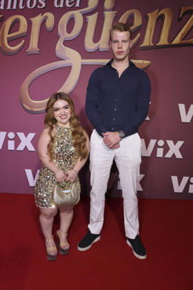 Los Encantos del Sinverguenza Red Carpet Cielo Anais and Fred Skar attend the red carpet for ˜Los Encantos del Sinverguenza™ tv series at Videocine. on April 22, 2026 in Mexico City, Mexico. (Photo by Yamak Perea Eyepix Group) Copyright: xYamakxPerea xEyepixxGroupx YP_22042026_181508