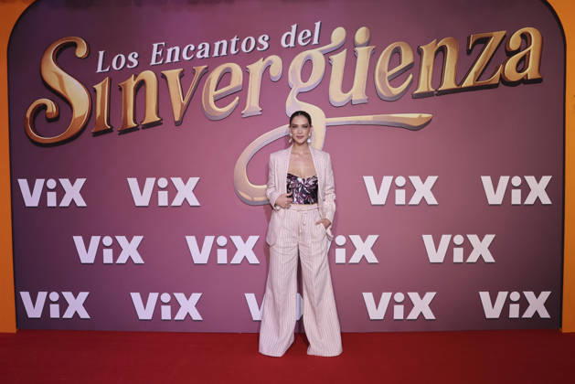 Los Encantos del Sinverguenza Red Carpet Carolina Miranda attends the red carpet for ˜Los Encantos del Sinverguenza™ tv series at Videocine. on April 22, 2026 in Mexico City, Mexico. (Photo by Yamak Perea Eyepix Group) Copyright: xYamakxPerea xEyepixxGroupx YP_22042026_181371
