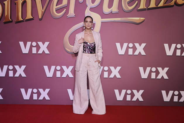Los Encantos del Sinverguenza Red Carpet Carolina Miranda attends the red carpet for ˜Los Encantos del Sinverguenza™ tv series at Videocine. on April 22, 2026 in Mexico City, Mexico. (Photo by Yamak Perea Eyepix Group) Copyright: xYamakxPerea xEyepixxGroupx YP_22042026_181373