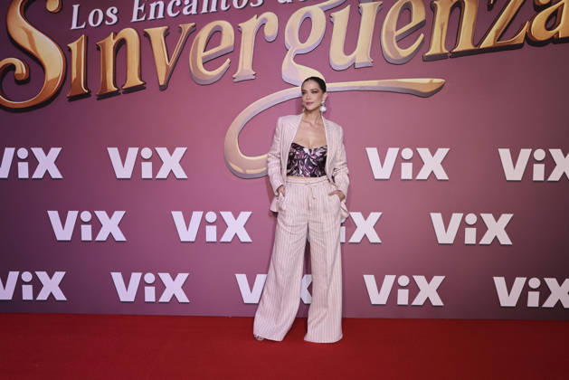 Los Encantos del Sinverguenza Red Carpet Carolina Miranda attends the red carpet for ˜Los Encantos del Sinverguenza™ tv series at Videocine. on April 22, 2026 in Mexico City, Mexico. (Photo by Yamak Perea Eyepix Group) Copyright: xYamakxPerea xEyepixxGroupx YP_22042026_181375
