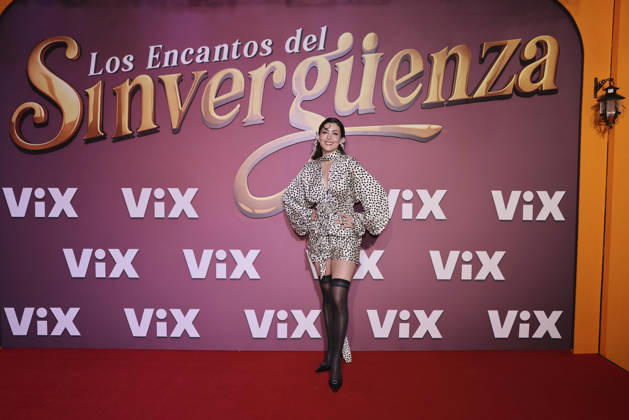 Los Encantos del Sinverguenza Red Carpet Daniela Alvarez attends the red carpet for ˜Los Encantos del Sinverguenza™ tv series at Videocine. on April 22, 2026 in Mexico City, Mexico. (Photo by Yamak Perea Eyepix Group) Copyright: xYamakxPerea xEyepixxGroupx YP_22042026_181397