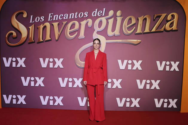 Los Encantos del Sinverguenza Red Carpet Elena Medina attends the red carpet for ˜Los Encantos del Sinverguenza™ tv series at Videocine. on April 22, 2026 in Mexico City, Mexico. (Photo by Yamak Perea Eyepix Group) Copyright: xYamakxPerea xEyepixxGroupx YP_22042026_181413