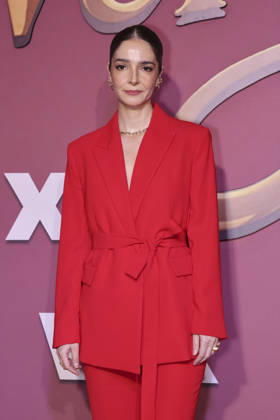 Los Encantos del Sinverguenza Red Carpet Elena Medina attends the red carpet for ˜Los Encantos del Sinverguenza™ tv series at Videocine. on April 22, 2026 in Mexico City, Mexico. (Photo by Yamak Perea Eyepix Group) Copyright: xYamakxPerea xEyepixxGroupx YP_22042026_181420