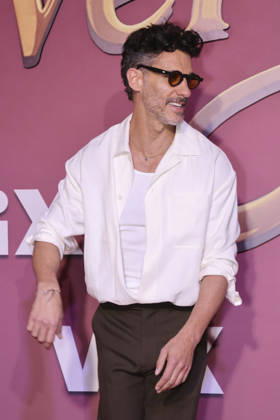 Los Encantos del Sinverguenza Red Carpet Erick Elias attends the red carpet for ˜Los Encantos del Sinverguenza™ tv series at Videocine. on April 22, 2026 in Mexico City, Mexico. (Photo by Yamak Perea Eyepix Group) Copyright: xYamakxPerea xEyepixxGroupx YP_22042026_181453