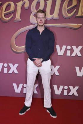 Los Encantos del Sinverguenza Red Carpet Fred Skar attends the red carpet for ˜Los Encantos del Sinverguenza™ tv series at Videocine. on April 22, 2026 in Mexico City, Mexico. (Photo by Yamak Perea Eyepix Group) Copyright: xYamakxPerea xEyepixxGroupx YP_22042026_181512