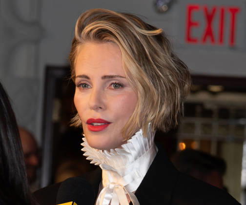 Arrivals for the New York premiere of Netflix s Apex at the Plaza Hotel Featuring: Charlize Theron Where: New York, United States When: 22 Apr 2026 Credit: Janet Mayer INSTARimages.com EDITORIAL USE ONLY. NOT FOR USE BY NEWSPAPERS BASED IN THE UK. Copyright: xx instar55637178