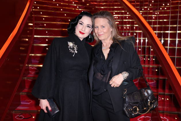 Exclusive - Dita Von Teese at Crazy Horse - Paris Exclusive - Dita Von Teese and Andrée Deissenberg attend show at Crazy Horse , in Paris, France on April 22, 2026. Photo by Jerome Domine ABACAPRESS.COM Paris France  Copyright: xDominexJerome ABACAx